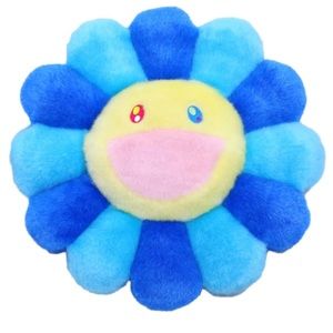 Takashi Murakami 30cm Flower Plush Royal Blue